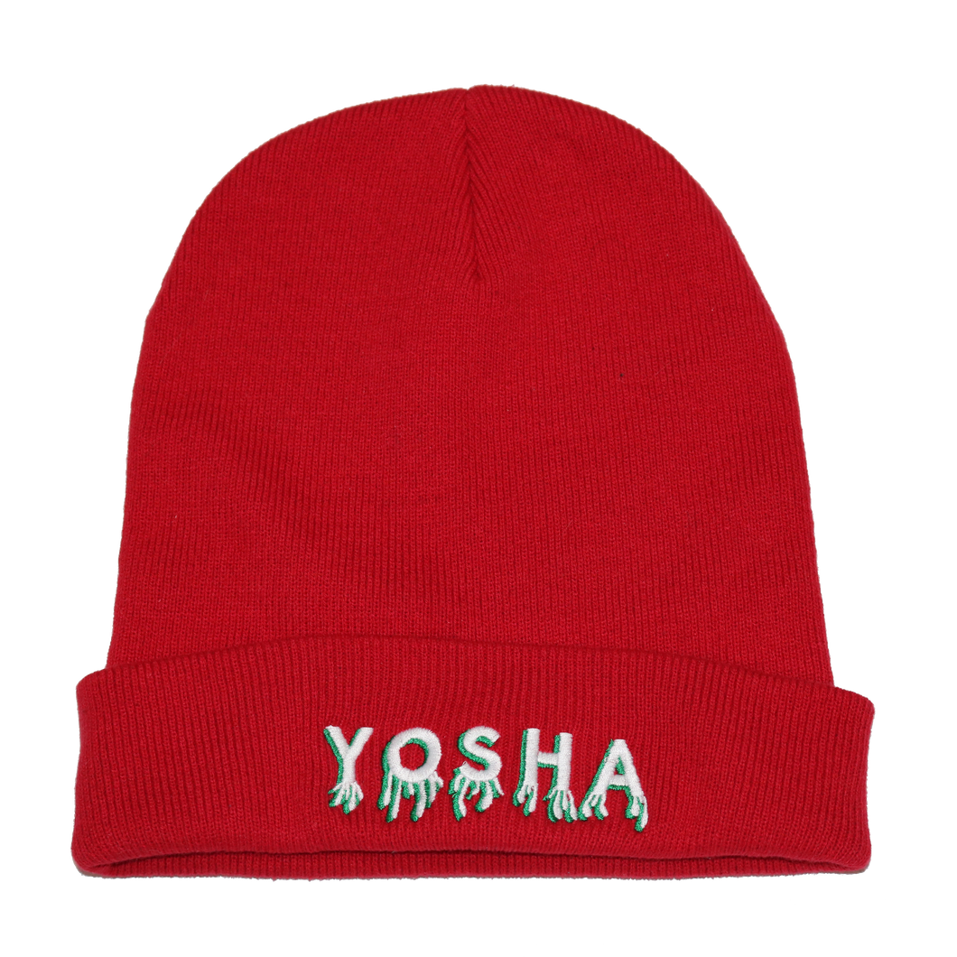 HOLIDAY DRIP EMBROIDERED BEANIE